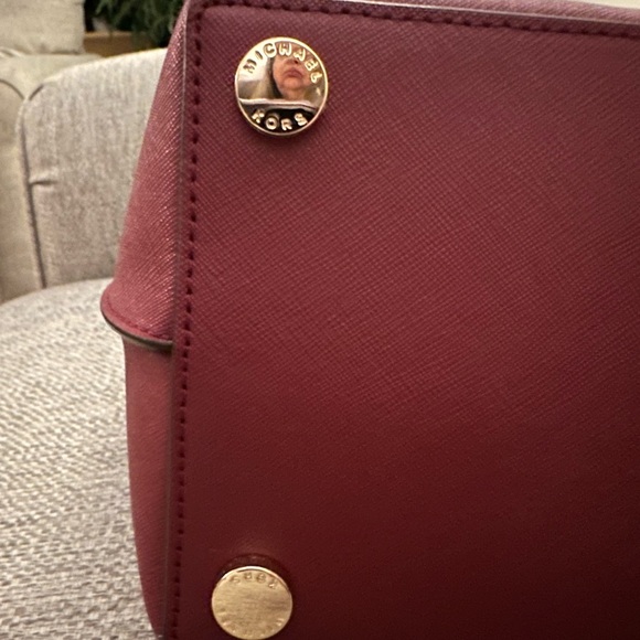 Michael Kors Rochelle Large Satchel in Brandy with Gold Hardware NEW WITH TAGS - Picture 16 of 16